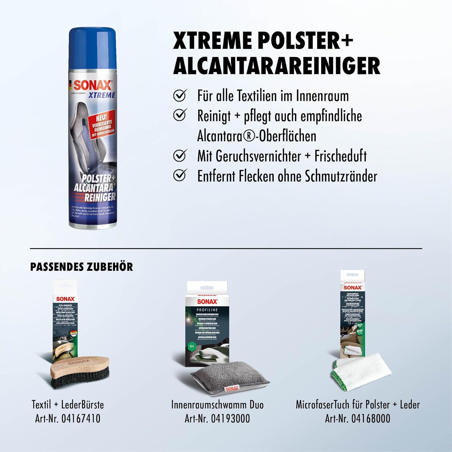 Thumbnail 2 de SONAX XTREME Polster+AlcantaraReiniger 400 ml 🧽