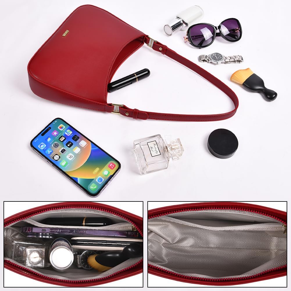 Detalle de Aucuu Borsa a Tracolla da Donna Piccola – stile Y2K retrò, pelle PU di qualità