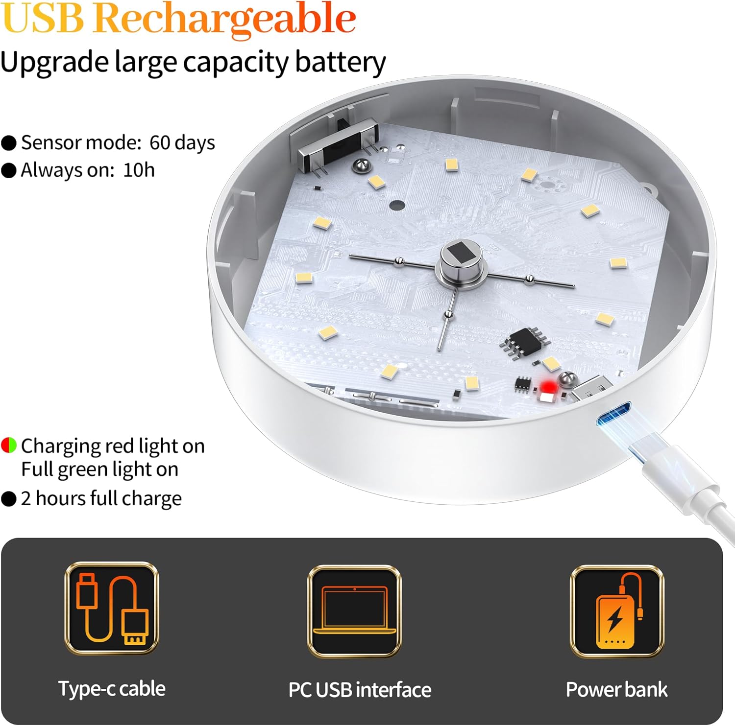 Thumbnail 1 de Daphomeu 6 Pack Motion Sensor Lights