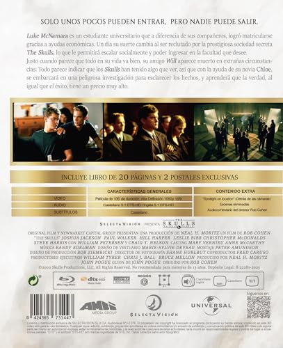 Detalle 1 de The Skulls Bluray Película - SELECTA VISION