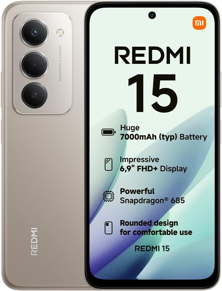 Thumbnail 5 de Xiaomi Redmi 15 (8+256GB) 6.9" FHD+ 144Hz smartphone with Snapdragon 685
