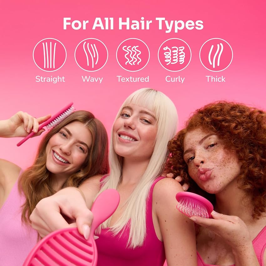 Thumbnail 2 de WetBrush Cepillo desenredante rosa 1 unidad 💇♀
