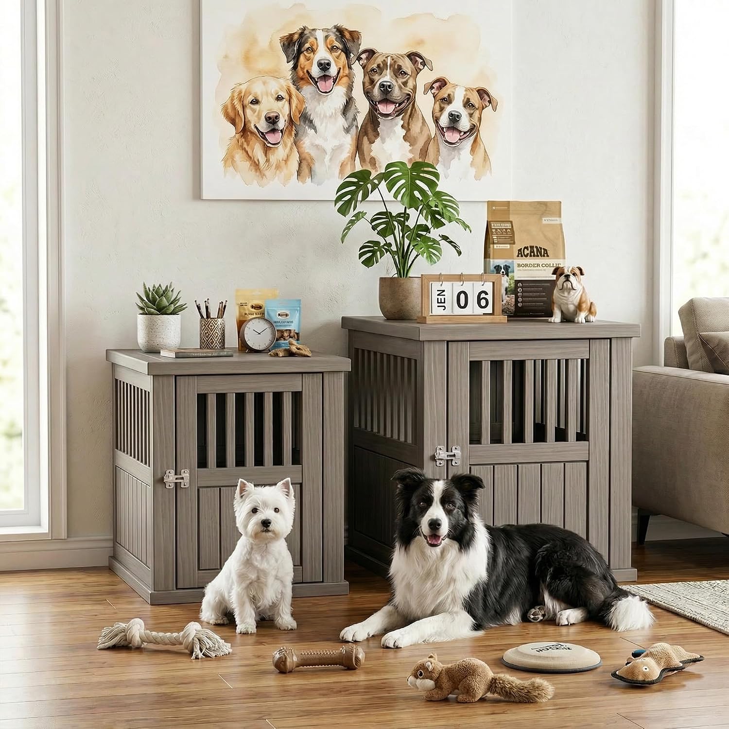 Detalle de EFU Dog Crate Furniture, 43-Inch