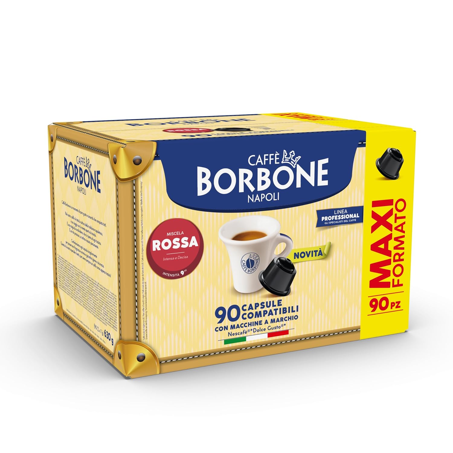 Thumbnail 3 de Caffè Borbone Rote Kaffeemischung – 90 Kapseln, kompatibel mit Nescafé Dolce Gusto Systemen