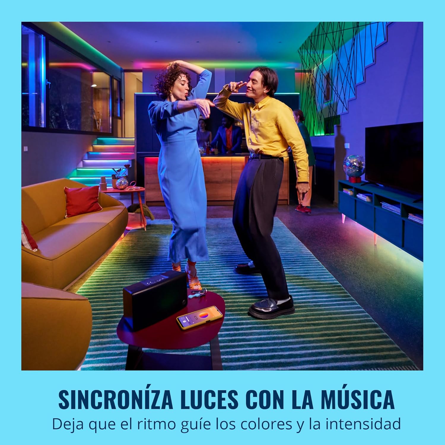 Thumbnail 3 de WiZ Tira LED inteligente 10m RGBIC 🌈 - Control app y voz