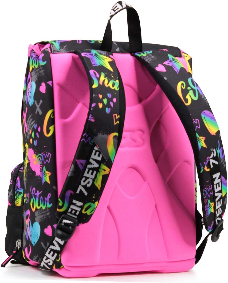 Thumbnail 5 de Seven Zaino Scuola Estensibile Multicolore Iridiscent – Doppio Scomparto con Zip Laterali