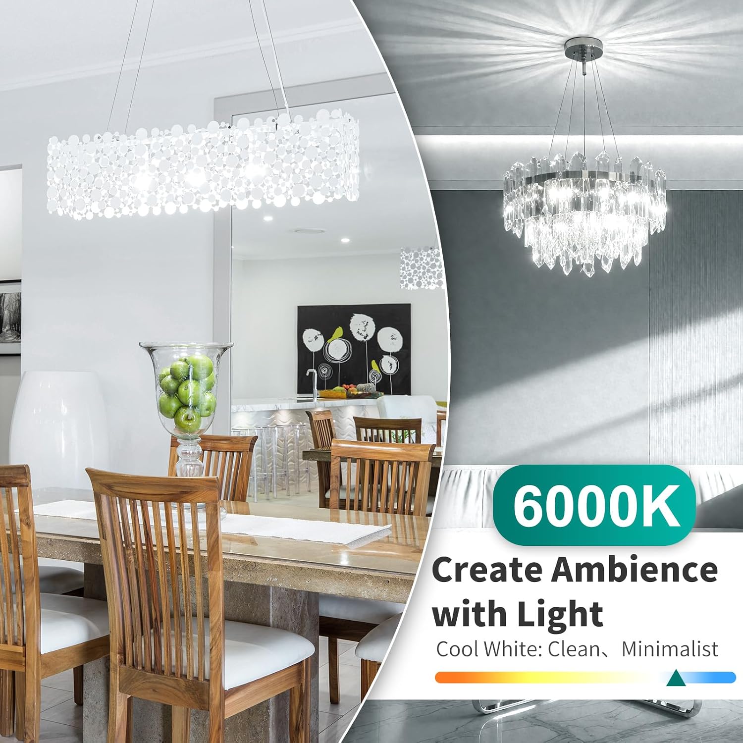 Detalle de DiCUNO G9 LED Bulbs, 4W, 400 Lumens, 6000K Daylight, 10-Pack