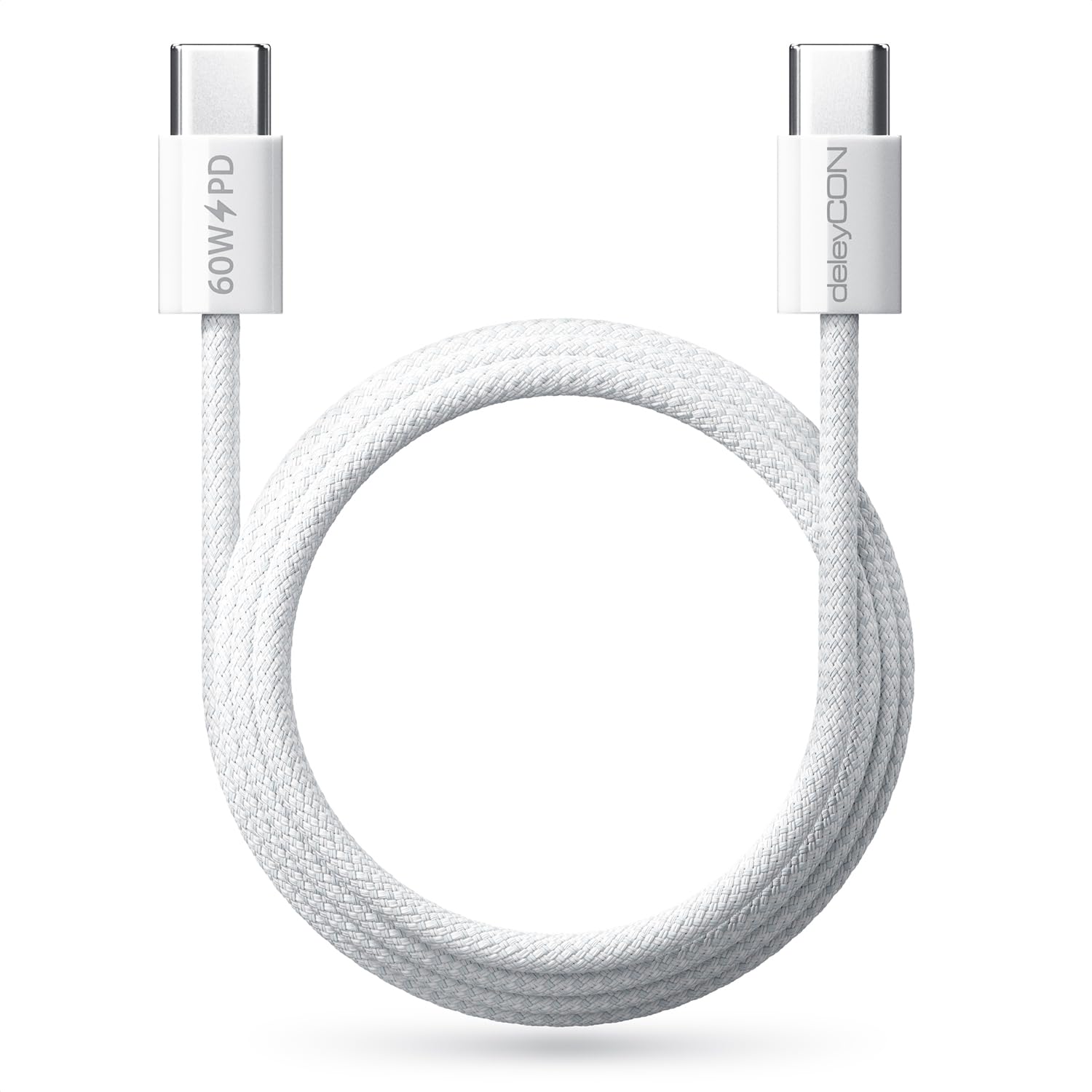 Thumbnail 2 de deleyCON 60W USB-C Kabel Set (4er Pack, 0,5m–3,0m) mit Power Delivery 3.0