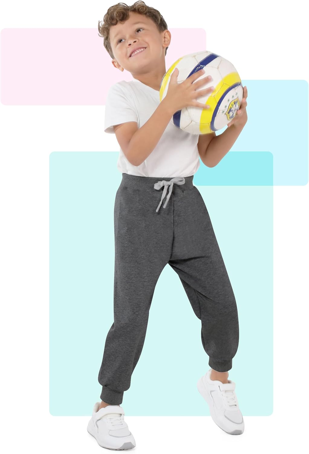 Thumbnail 1 de Resinta Toddler Boys Joggers 4-Pack cotton pants