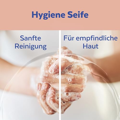 Detalle de Sagrotan Handseife Nachfüller Aloe Vera, 6 x 500 ml – Feuchtigkeitsspendend und stark gegen Bakterien