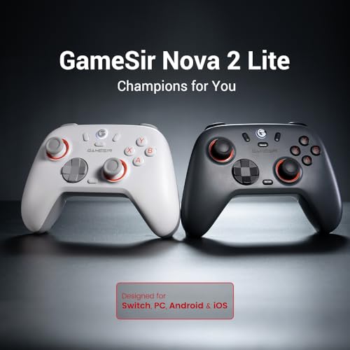 Detalle 2 de GameSir Nova Lite 2 Controller: Wireless PC/Switch multipiattaforma (Grey)