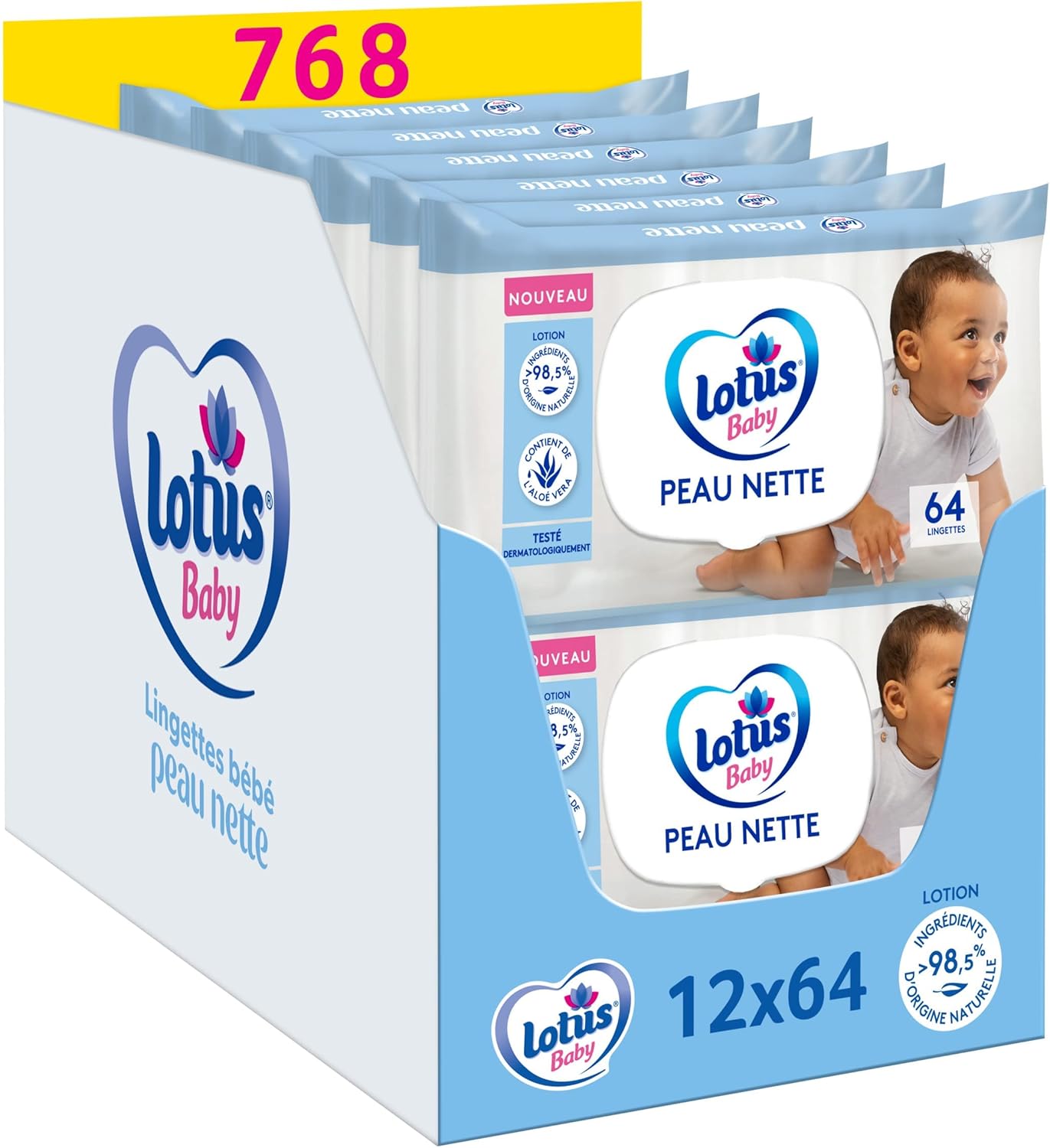 lotus Baby Peau Nette Lingettes Bébé 🧻