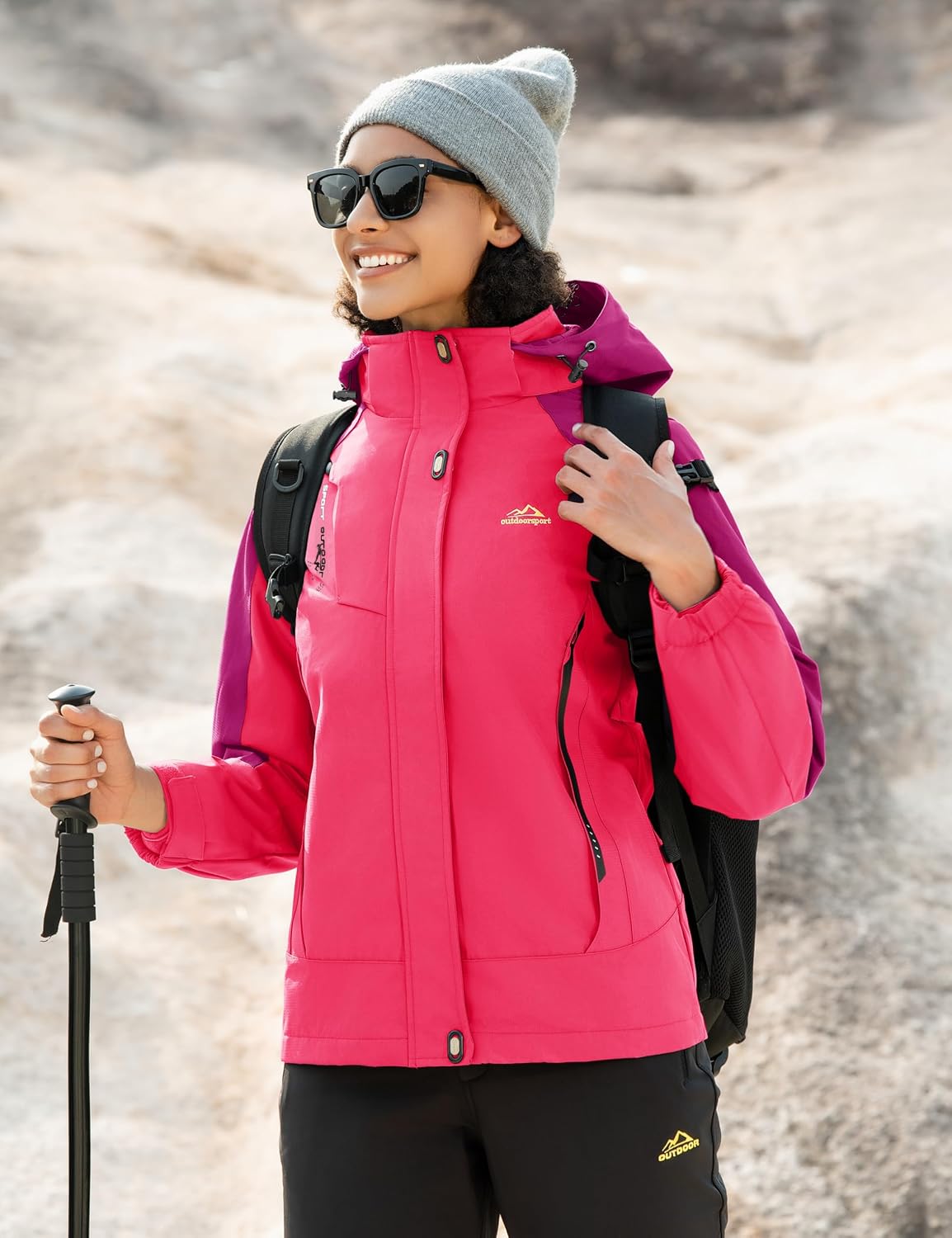 Detalle de MAGCOMSEN 3-in-1 Women's Ski Jacket 5000mm