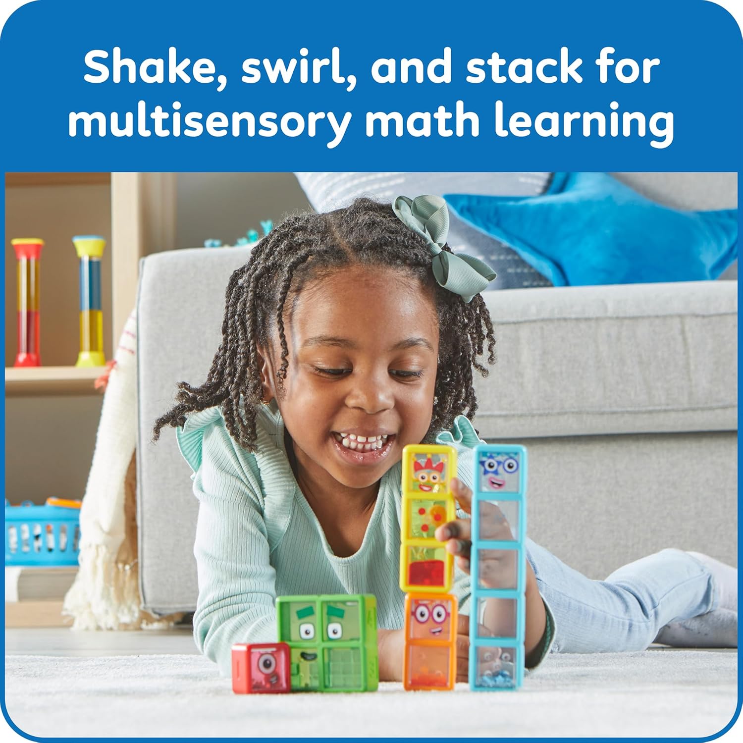 Detalle 2 de hand2mind Numberblocks One to Five Sensory Bottles