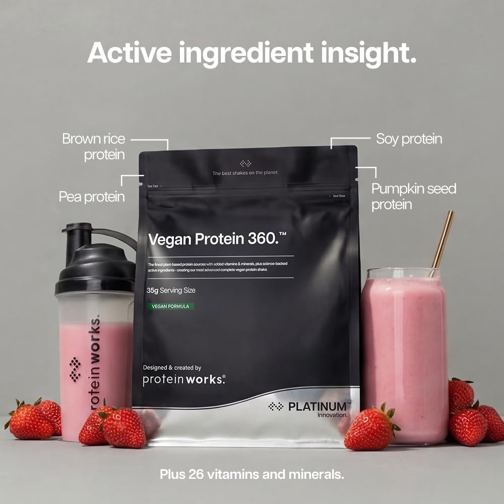 Thumbnail 2 de The Protein Works Vegan Protein 360 Platinum POWVEGEXCHO500G, Chocolate Silk