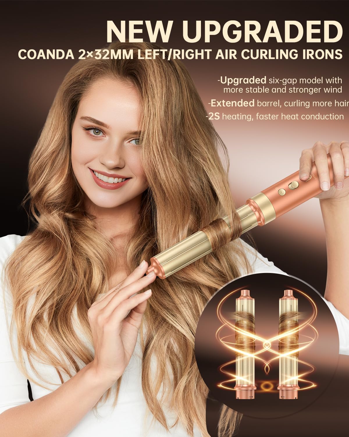 Thumbnail 6 de webeauty Doppia Tensione 7 in 1 Multistyler con phon, spazzola, piastra, diffusore e 2 arricciacapelli (100–240 V)