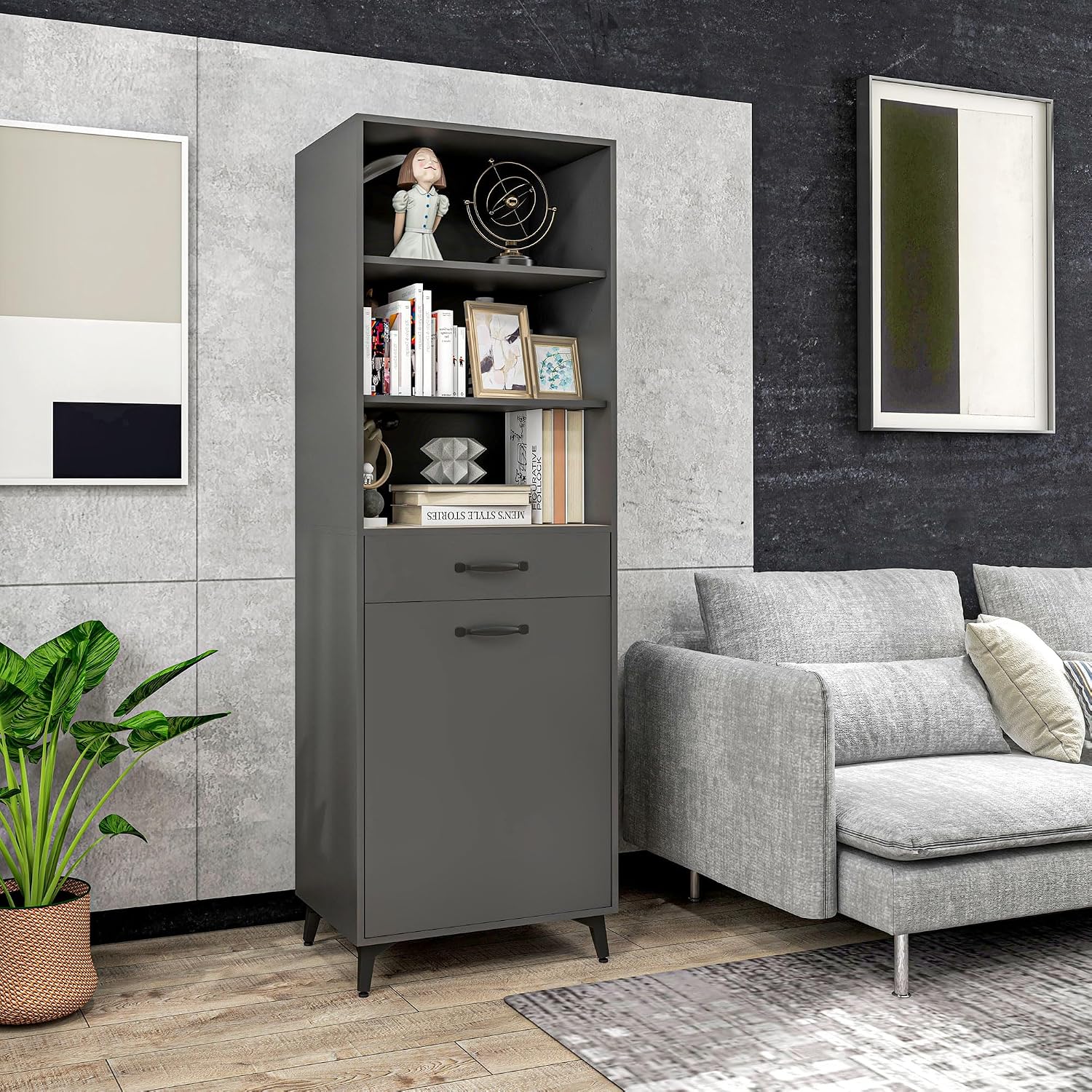 Detalle 2 de HOMCOM Buffet Cuisine Armoire 180 cm