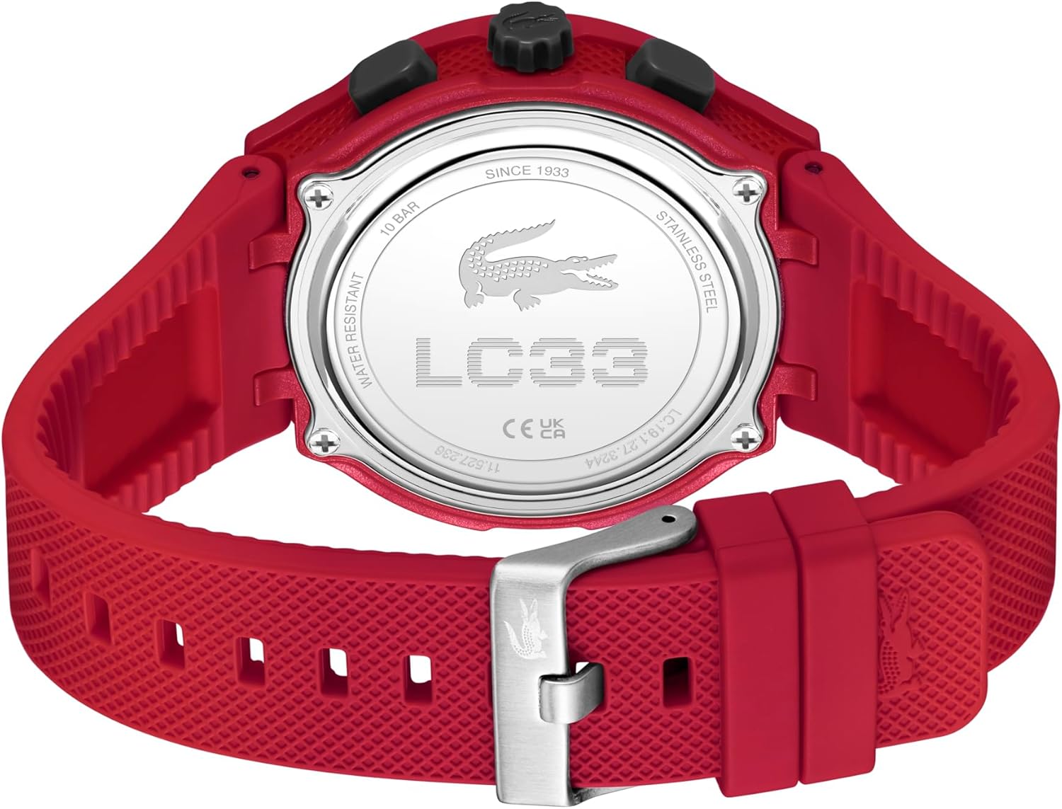 Thumbnail 3 de Lacoste LC33 Orologio Quarzo Multifunzione da Uomo/Donna — cassa 44 mm, cinturino silicone rosso