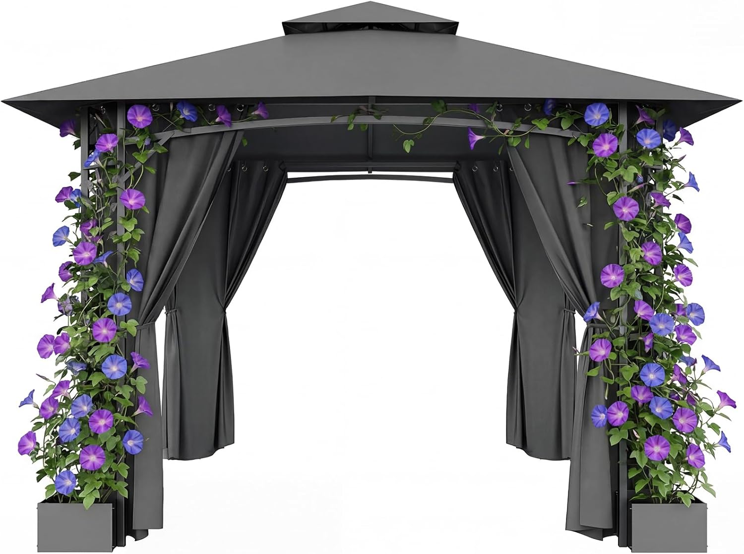Thumbnail 5 de JUMMICO Pavillon Jardin 3.3x3m Bac à Fleurs