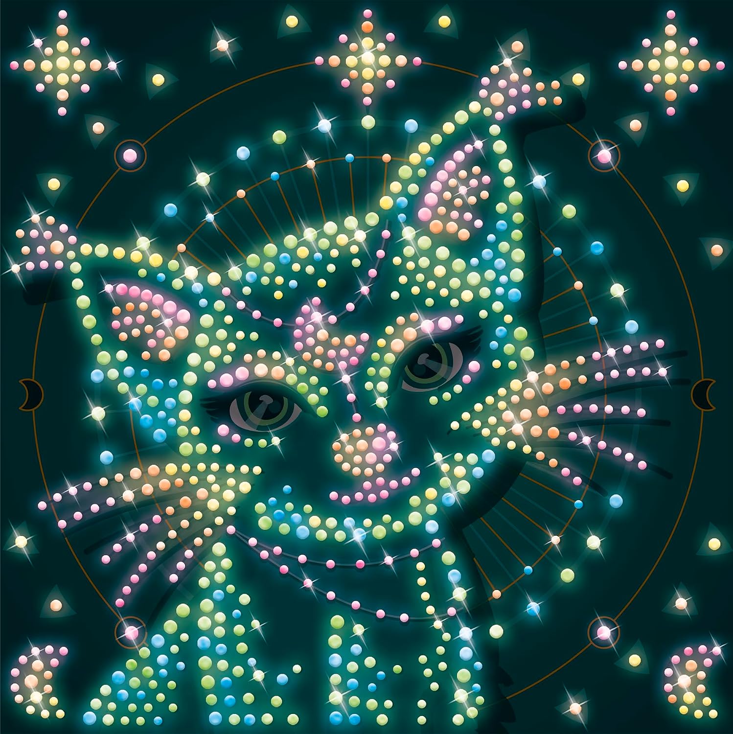 Detalle 1 de Lansay Pixelo Phospho 2D tekenset met 8 lichtgevende tekeningen