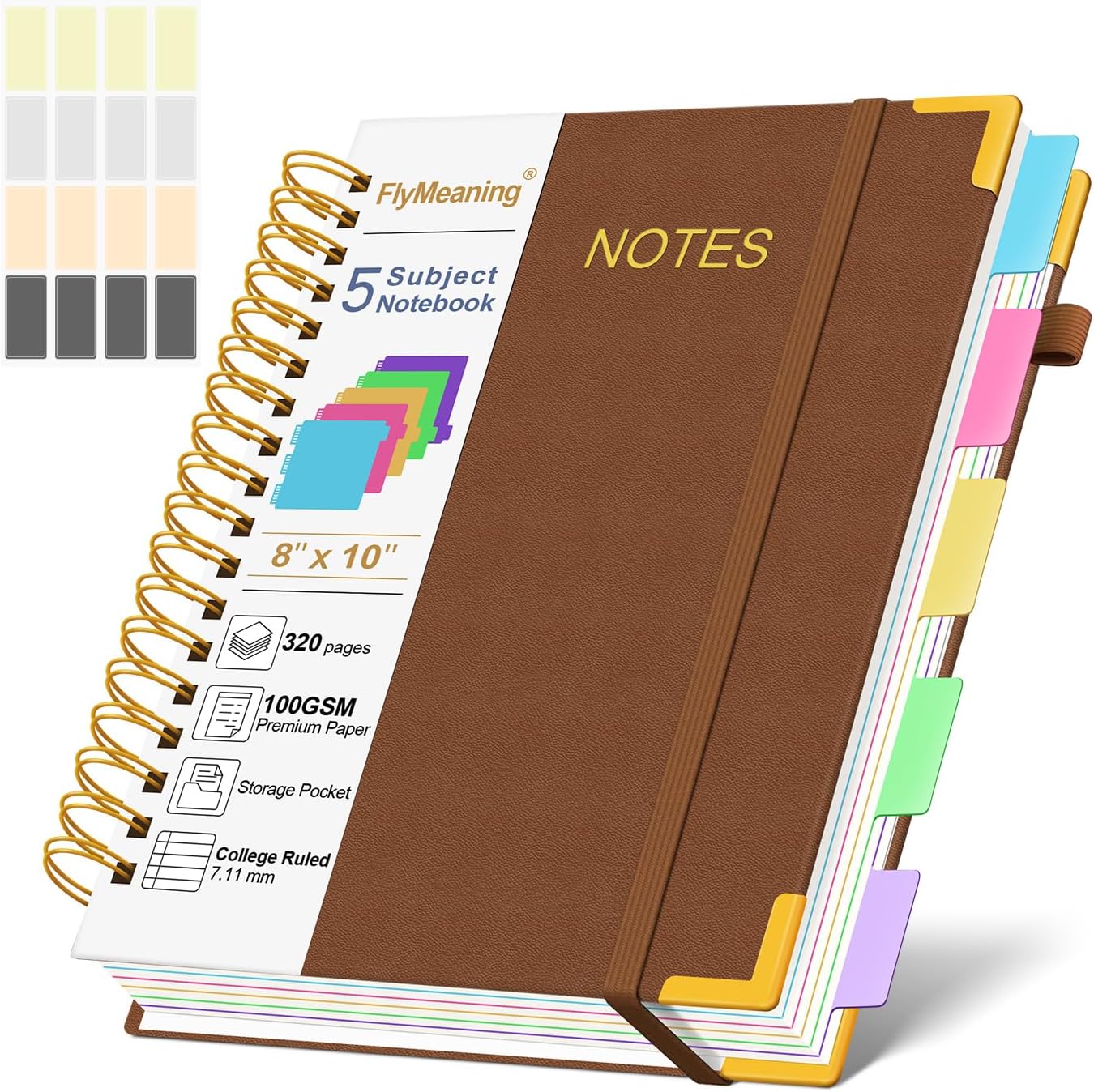 Detalle de FlyMeaning Spiral Notebook, 320 Pages