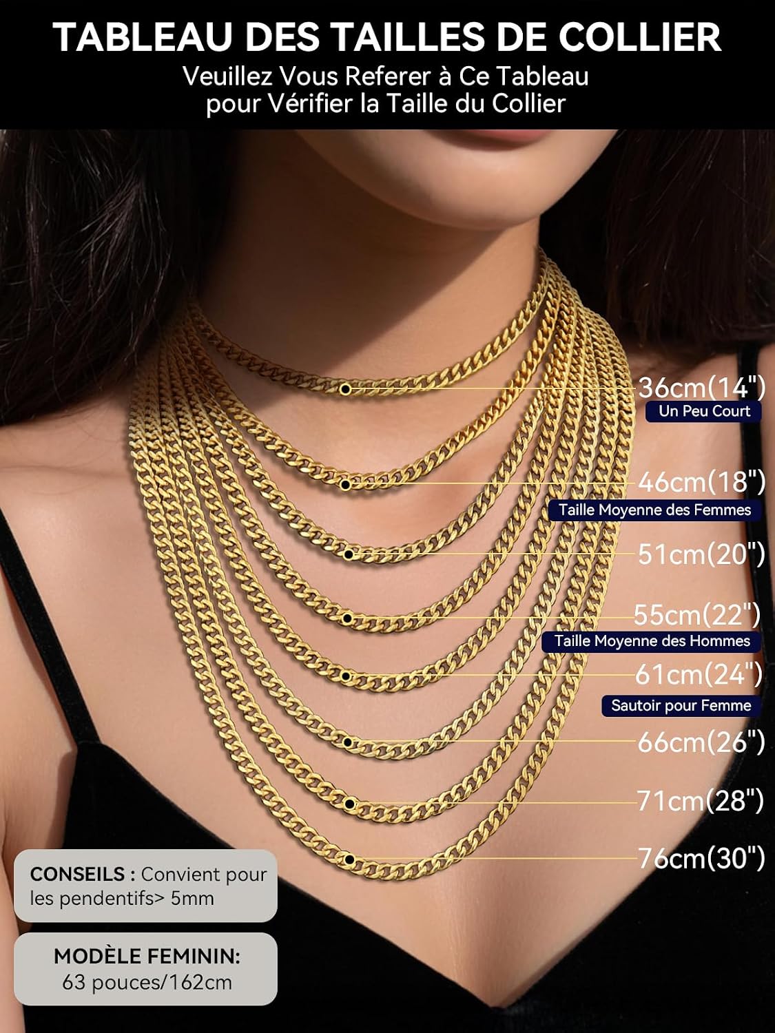 Thumbnail 6 de ChainsHouse Collier 46 cm