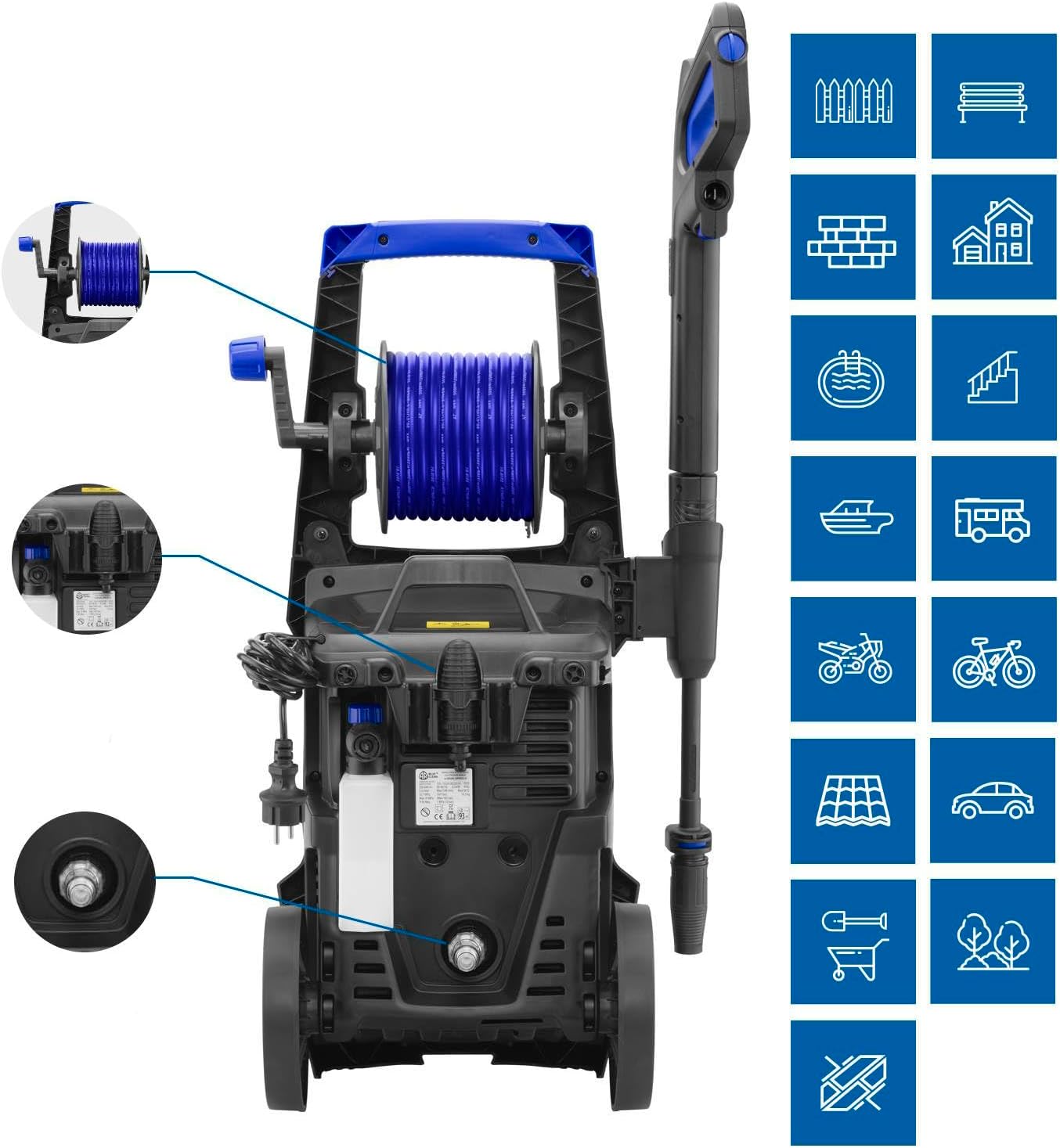 Thumbnail 4 de AR Blue Clean e-2DUALSPEED – myjka ciśnieniowa 160 bar z Dual Speed