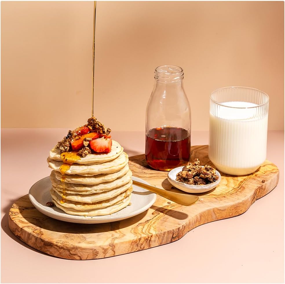 Detalle de Protein Works Preparato per Pancake Vegani 1kg – Alto contenuto proteico, 100% vegetale