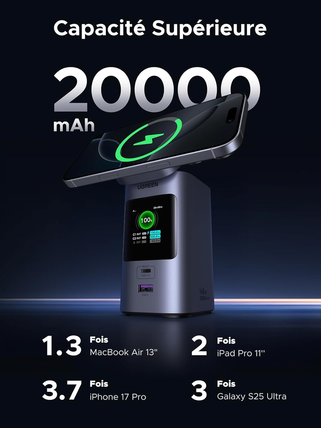 Thumbnail 1 de UGREEN Nexode 20000 mAh Power Bank