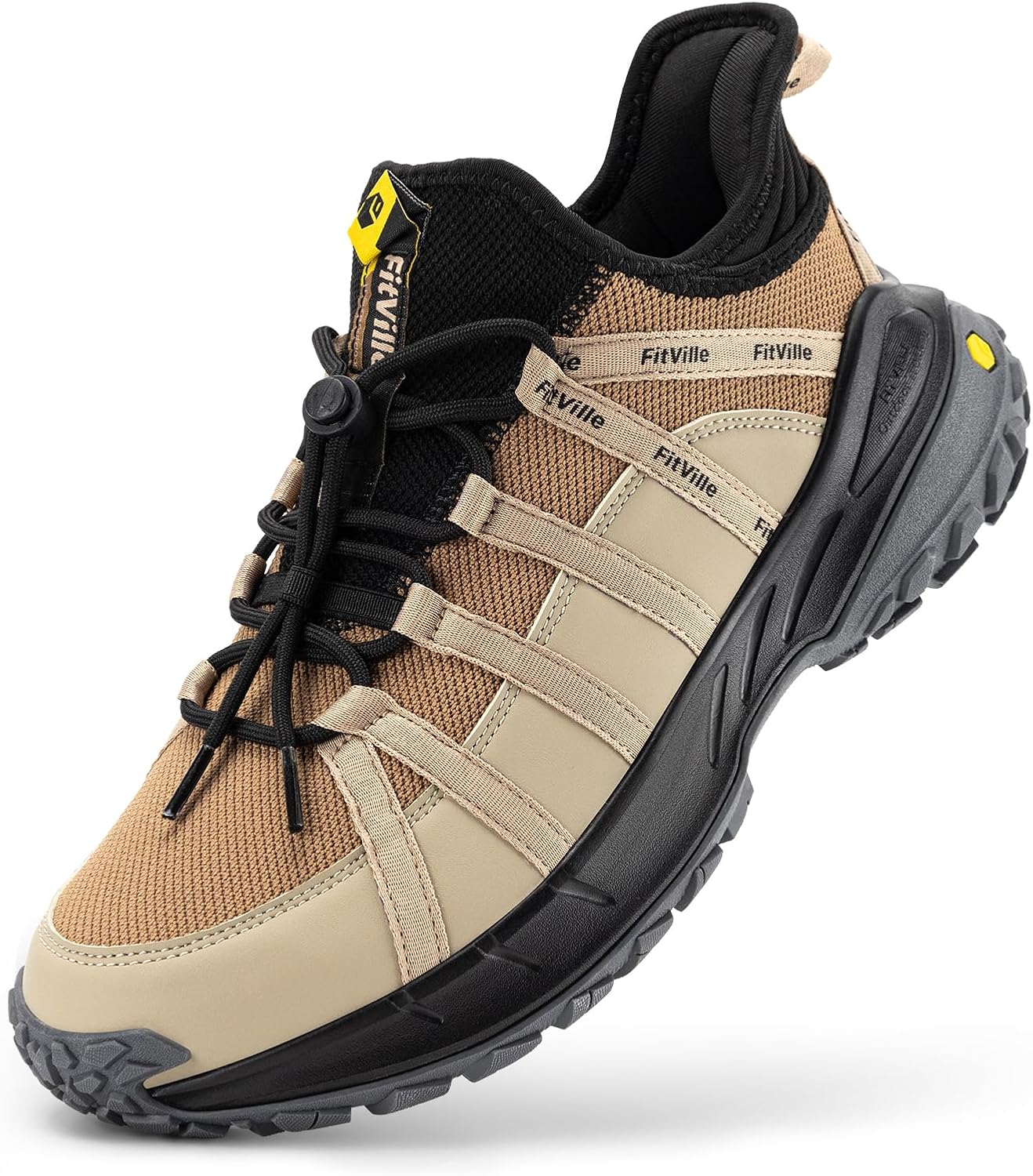 Detalle de Chaussures de randonnée homme extra larges FitVille