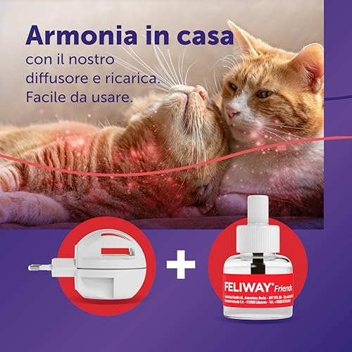 Thumbnail 2 de FELIWAY Friends Starter Kit Diffusore di Feromoni Calmanti per Gatti, 48 ml: armonia in casa per multi-gatto