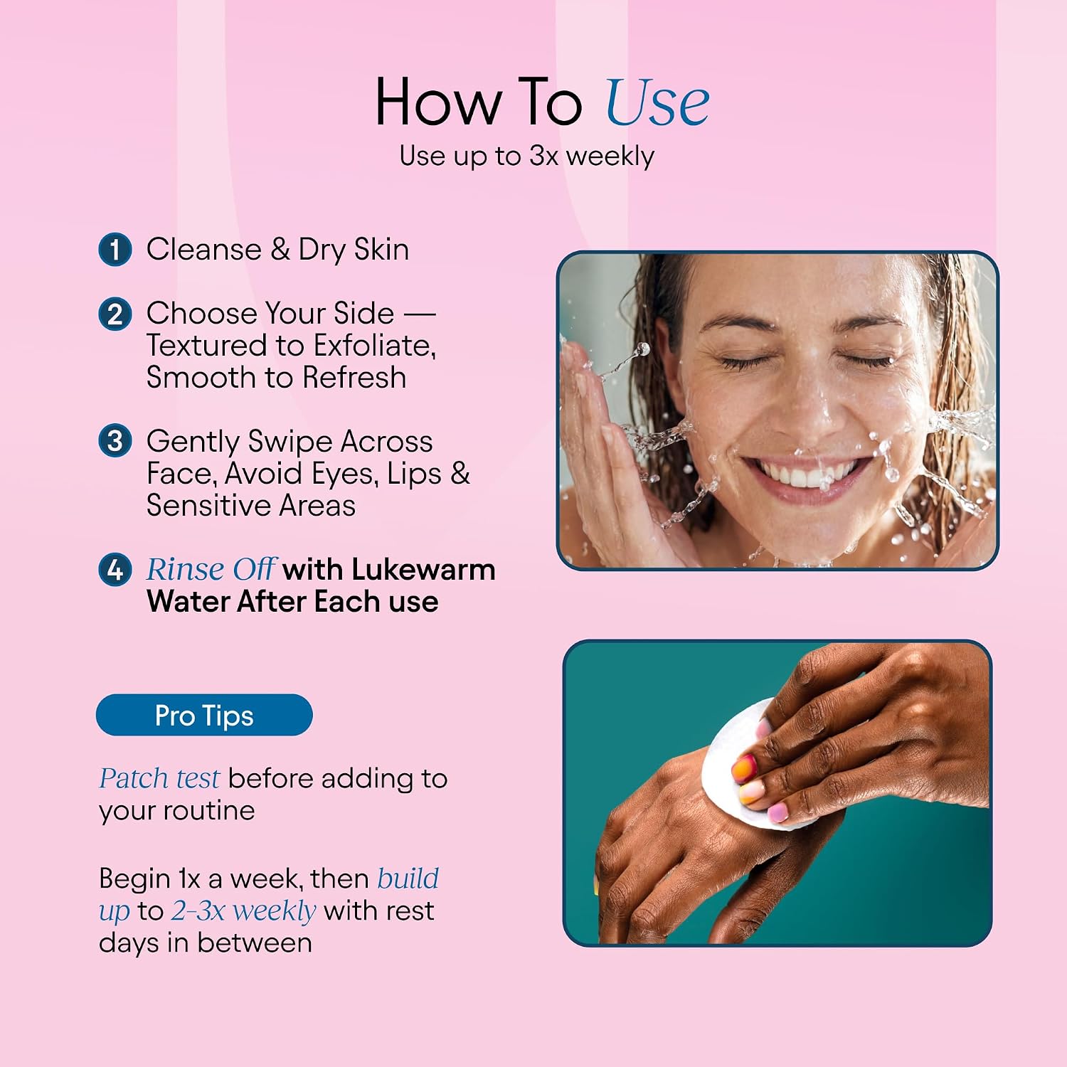 Thumbnail 6 de JIYU Cleansing Polish Pads with AHA, BHA & Niacinamide, 60 Count
