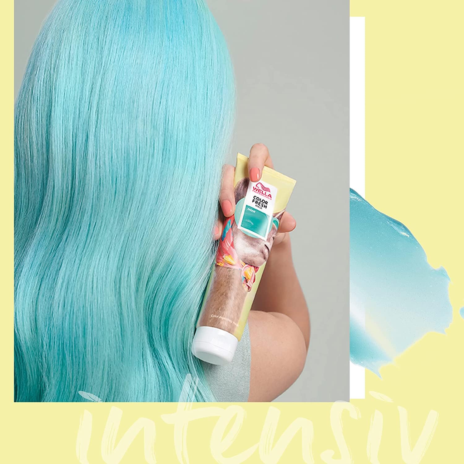 Detalle de Wella Professionals Color Fresh Mask – Farbauffrischende Haarkur & Tönung mit Avocadoöl für blondes Haar