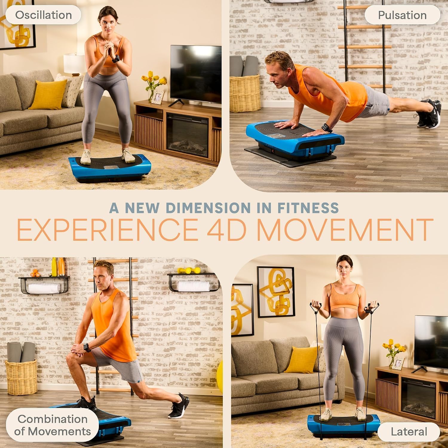 Detalle de Lifepro Rumblex Pro LP-RMXPRO-BLU 4D Curved Vibration Plate with Bluetooth