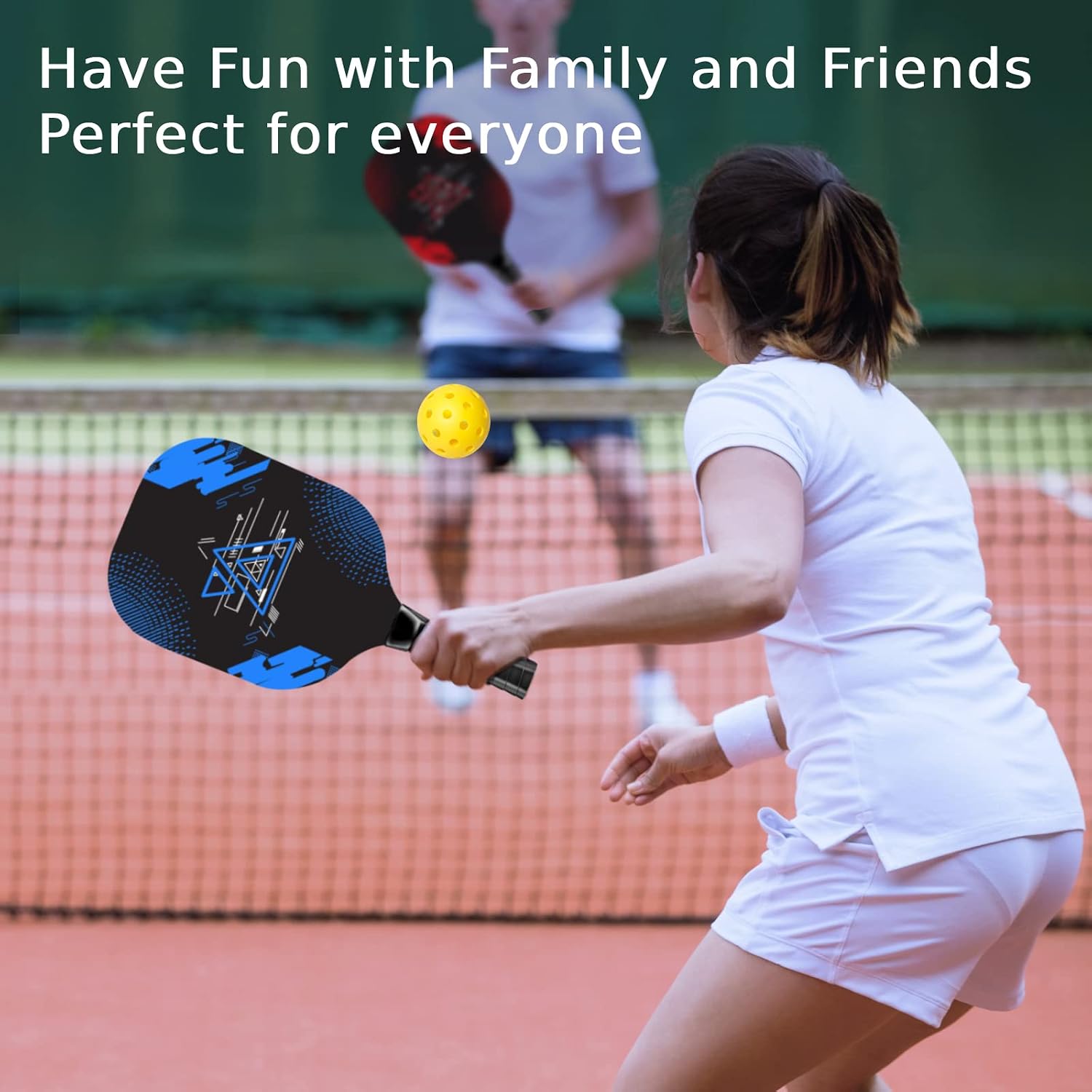 Thumbnail 6 de AOPOUL Pickleball Paddle Set of 4 with 9-Ply Wood Paddles and Comfort Grips