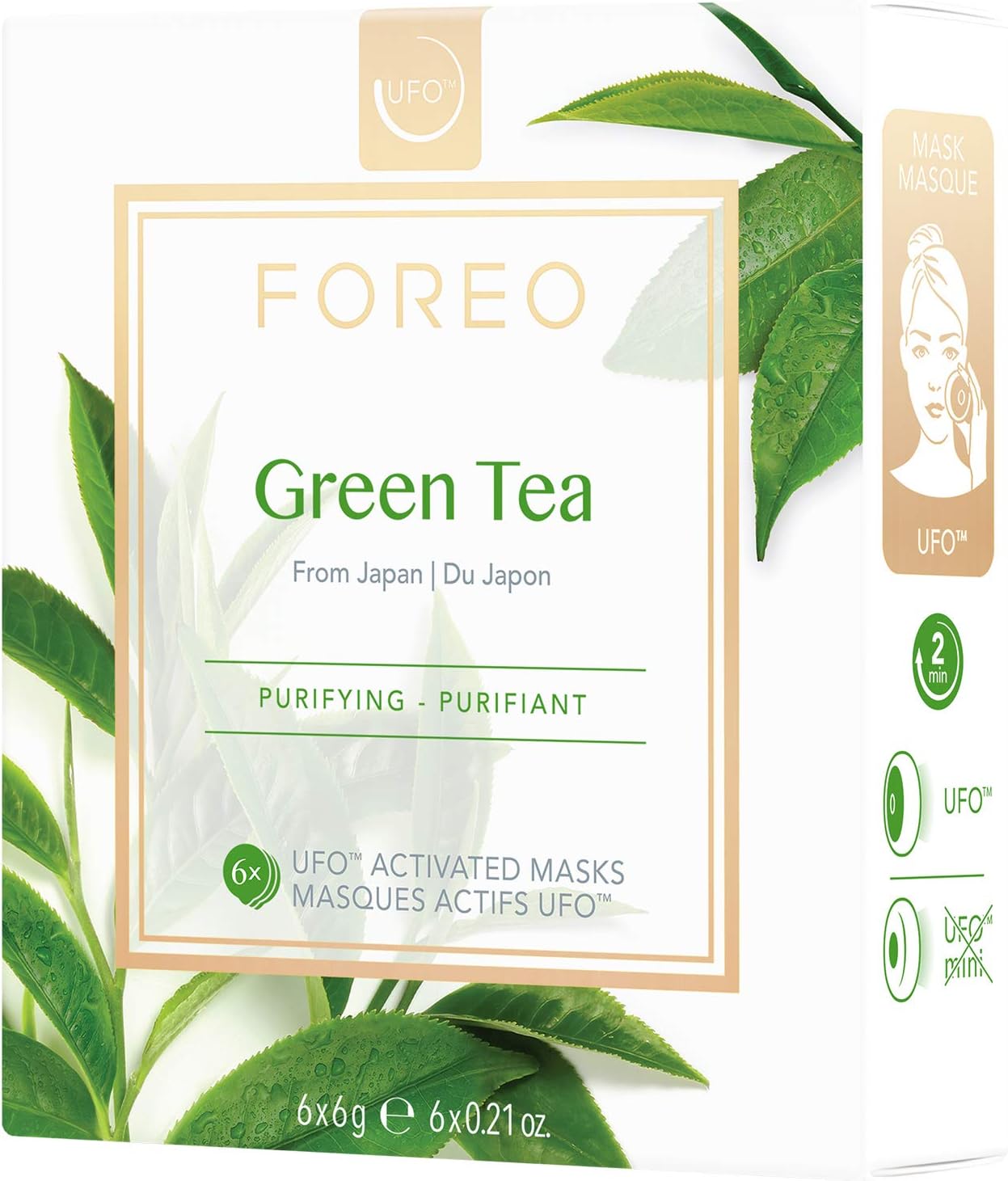 Thumbnail 1 de FOREO Green Tea UFO Activated Mask 6 pack