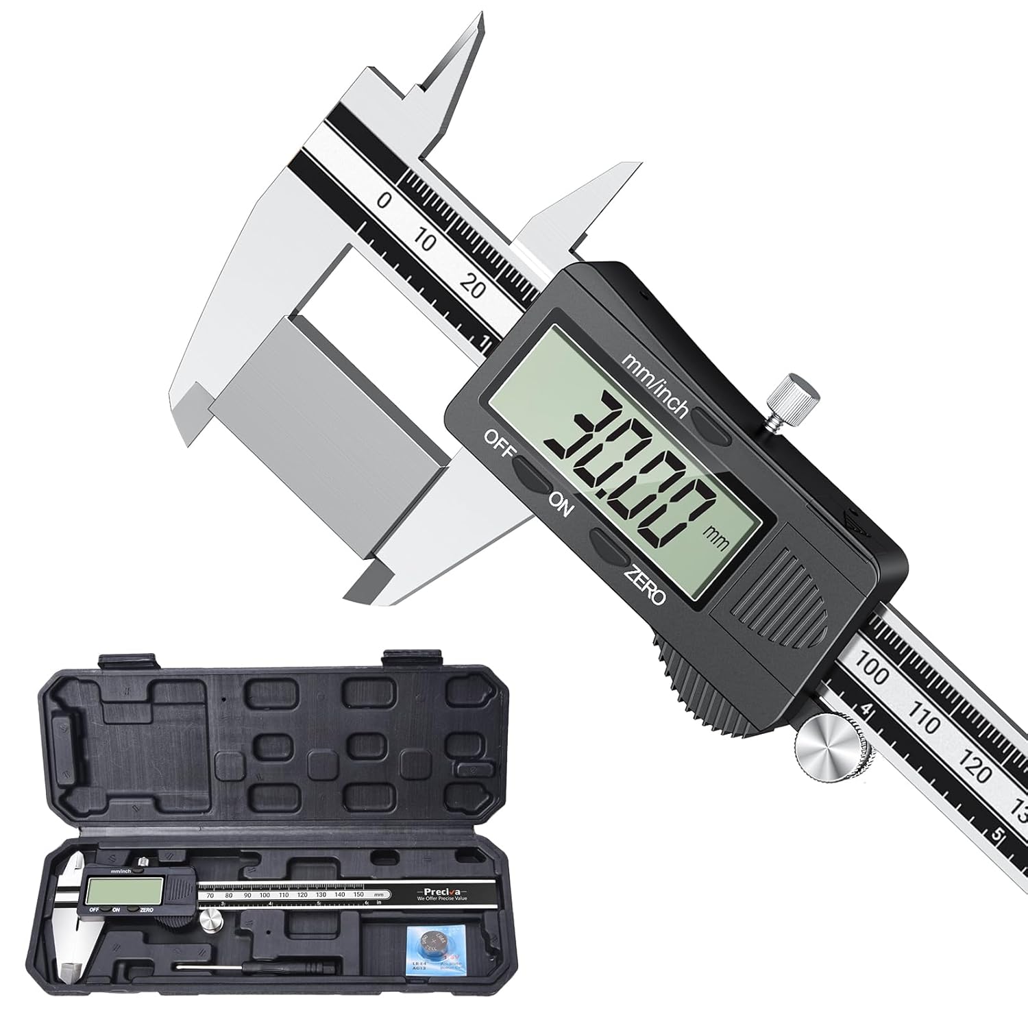 Detalle de Preciva 150mm Digital Vernier Caliper