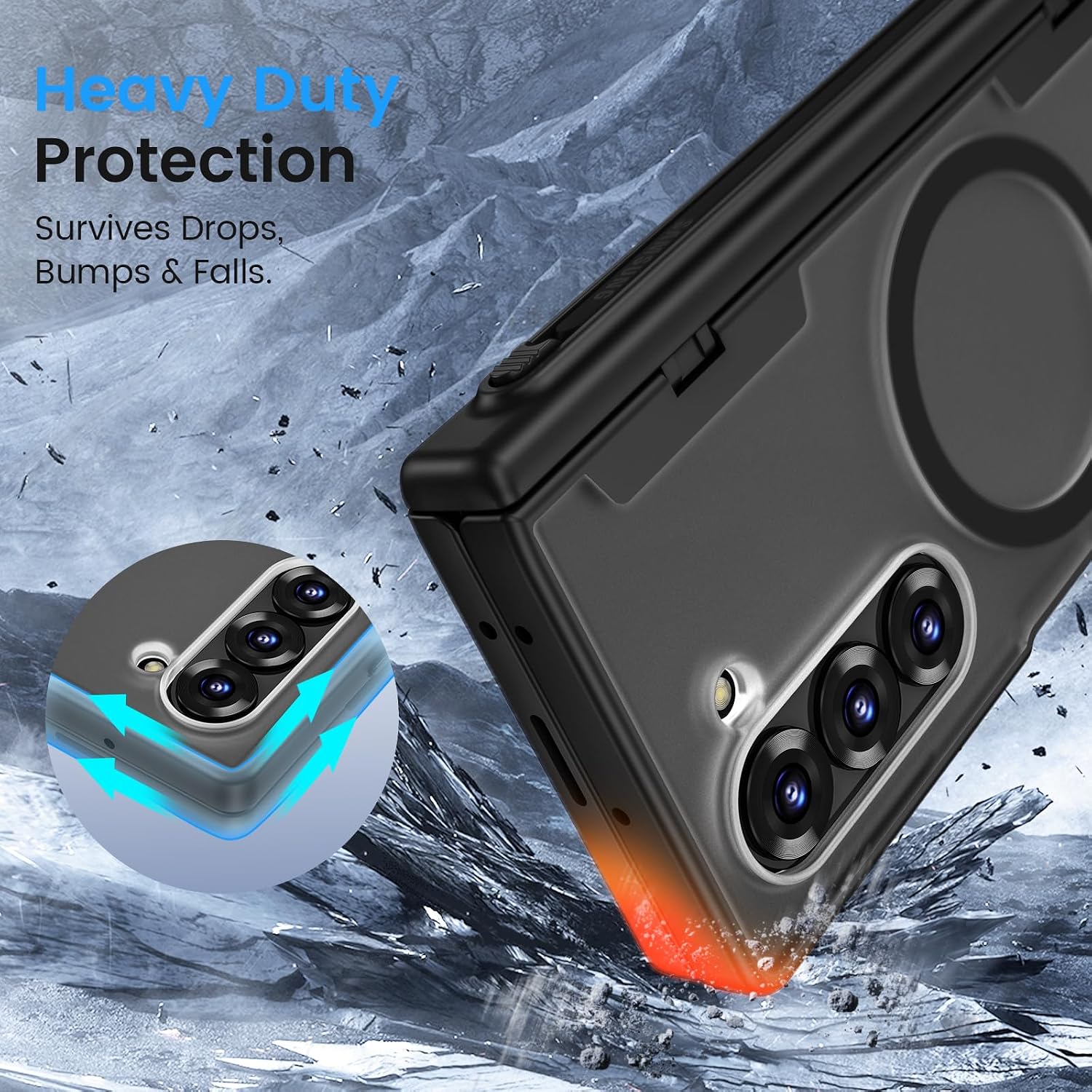 Thumbnail 6 de Caka Galaxy Z Fold 6 case with Mag