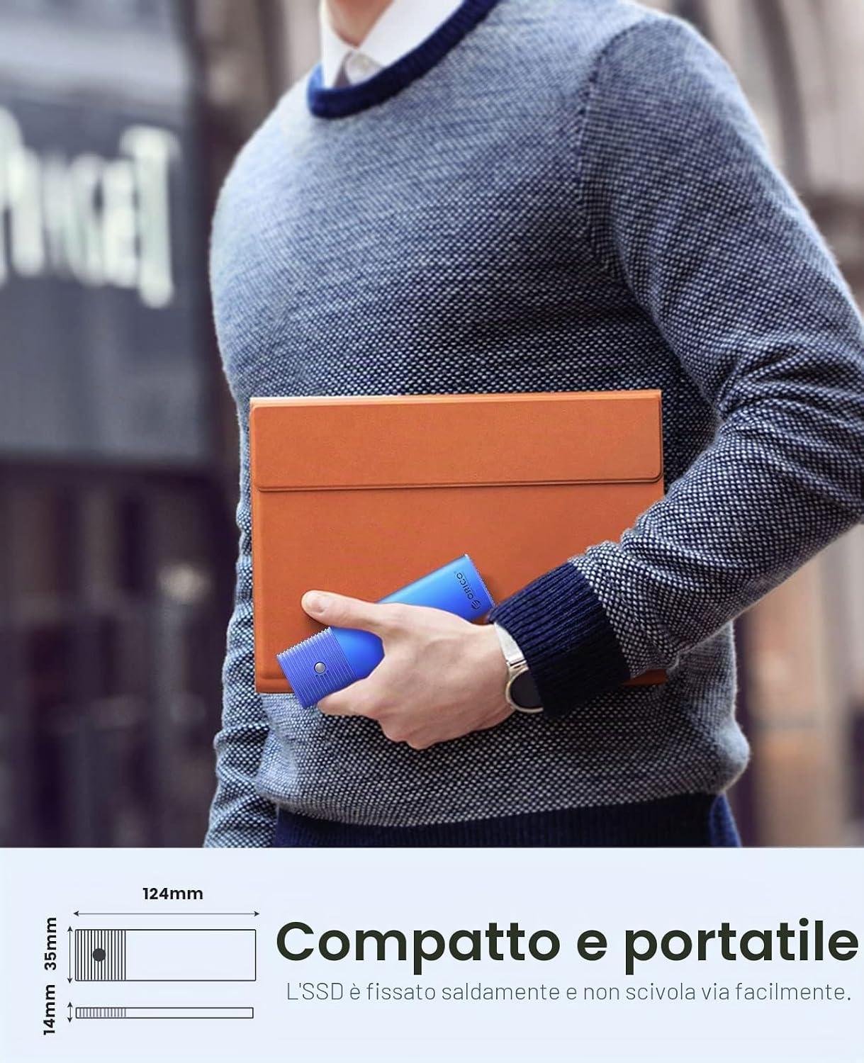 Thumbnail 3 de ORICO Case SSD M.2 NVMe USB-C: Adattatore esterno in alluminio con dissipazione a tre strati (2230/2242/2260/2280)