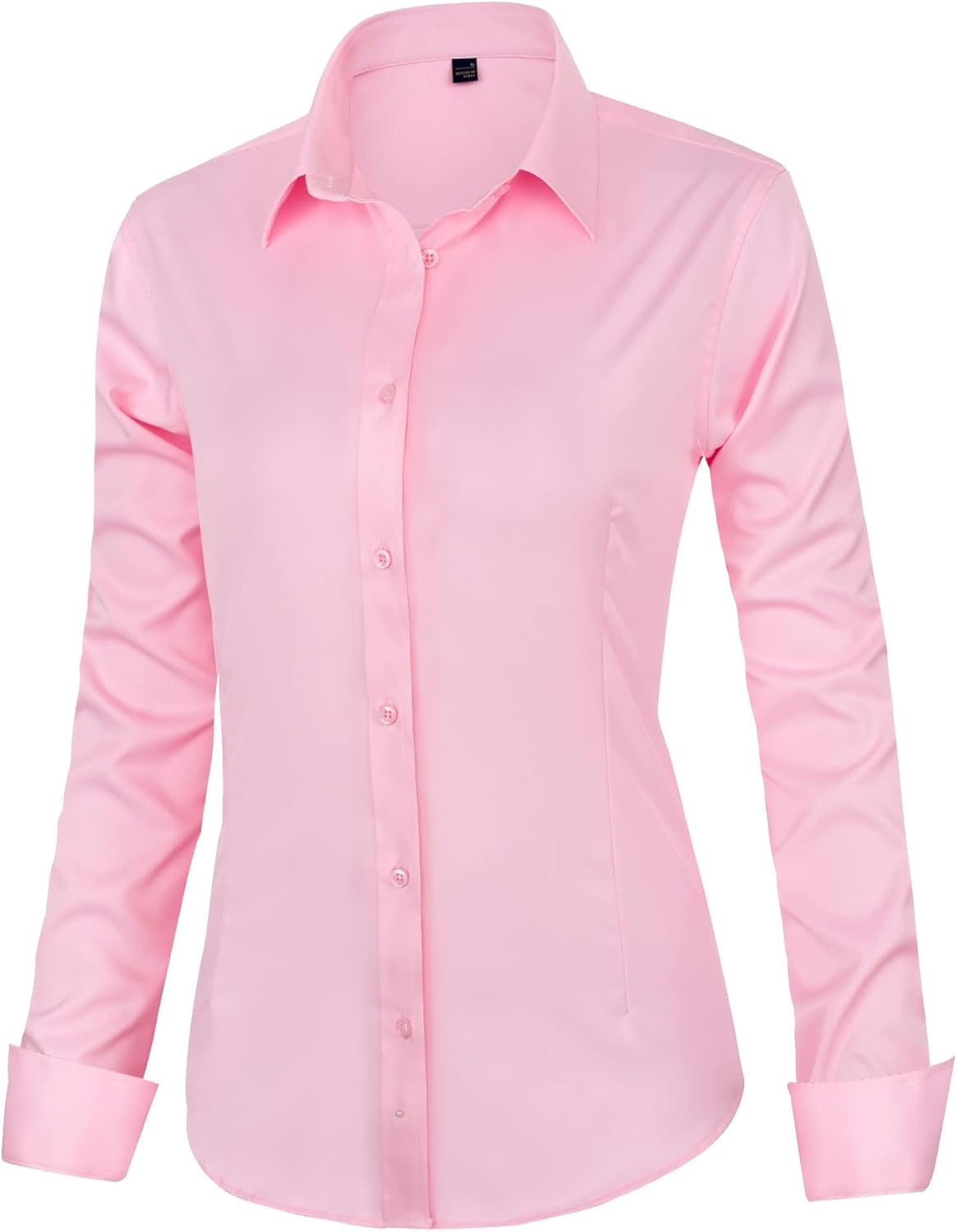 Thumbnail 4 de J.VER Damen-Bluse Casual Business mit Stretch-Anteil, Button-Down-Kragen und Langarm
