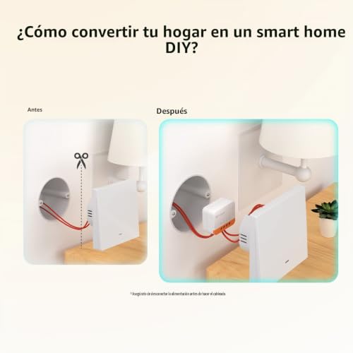 Thumbnail 6 de SONOFF ZBMINIL2 interruptor inteligente Zigbee sin neutro, 2 vías, pack de 4