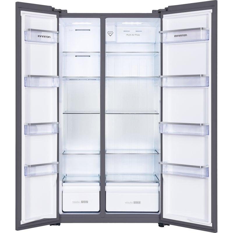 Detalle 2 de Infiniton SBS-506A77XEM Frigorífico Americano No Frost Inox