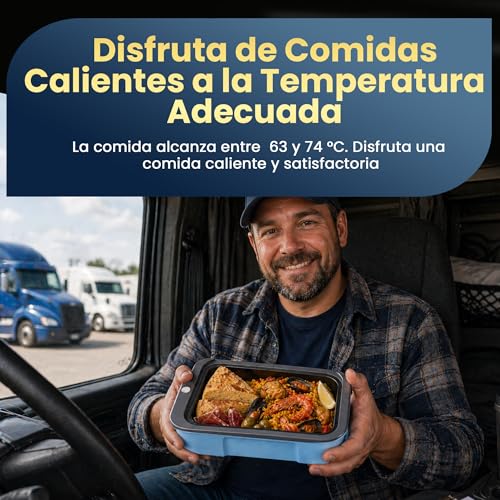 Thumbnail 7 de Hot Bento PLUS: Fiambrera Eléctrica Portátil y Autocalentable (994 ml) para Trabajo, Colegio y Viajes