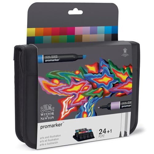 Detalle de Winsor & Newton ProMarker Pack de 24 rotuladores 🎨