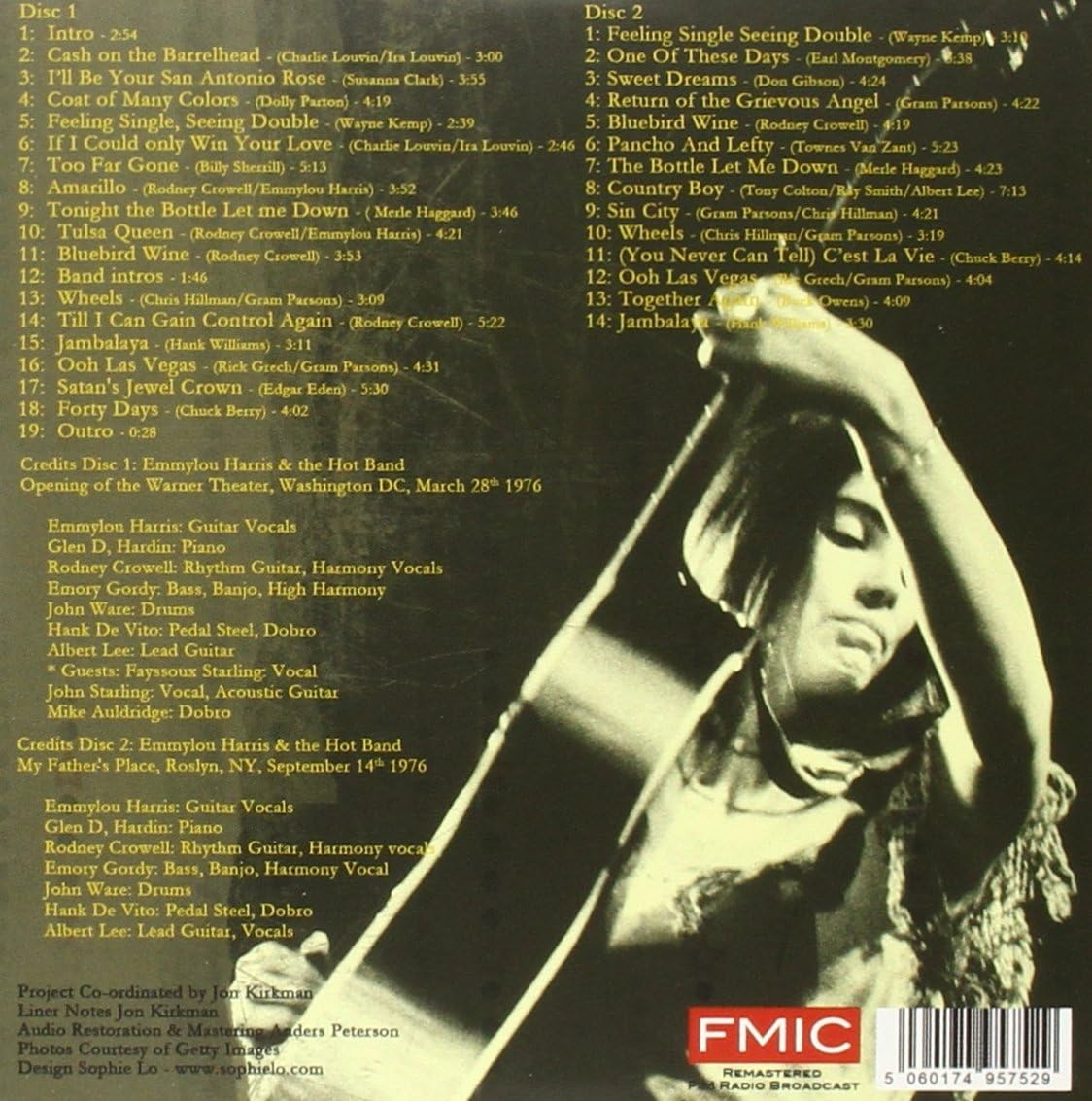 Thumbnail 1 de エミルー・ハリス Twenty Thousand Roads CD