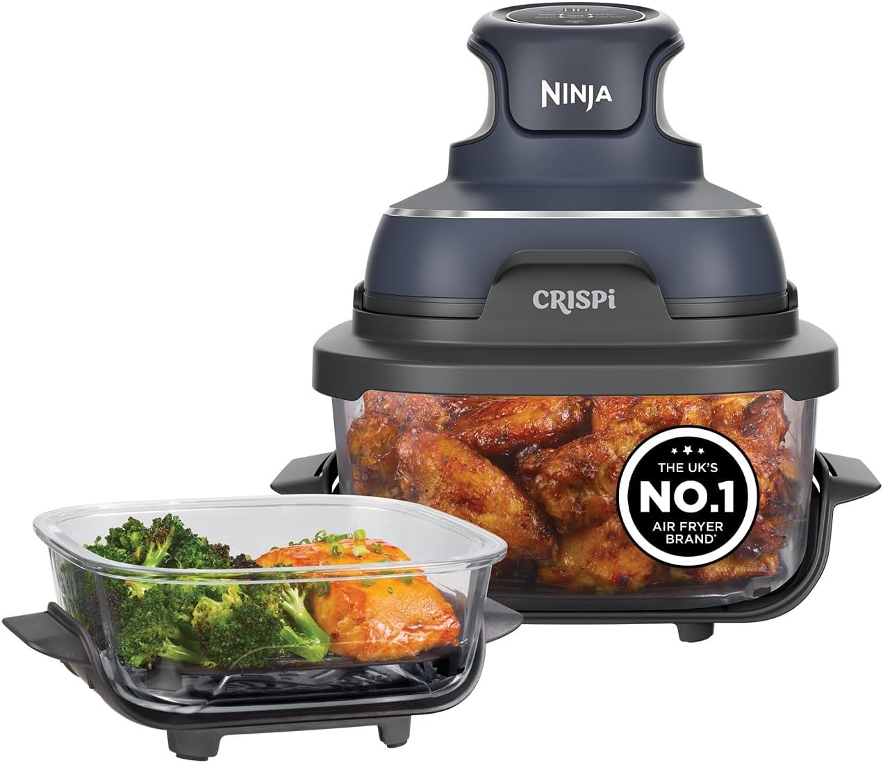 Detalle de Ninja CRISPi Portable Air Fryer, 3.8L, 4-in-1 (FN101UKGY)