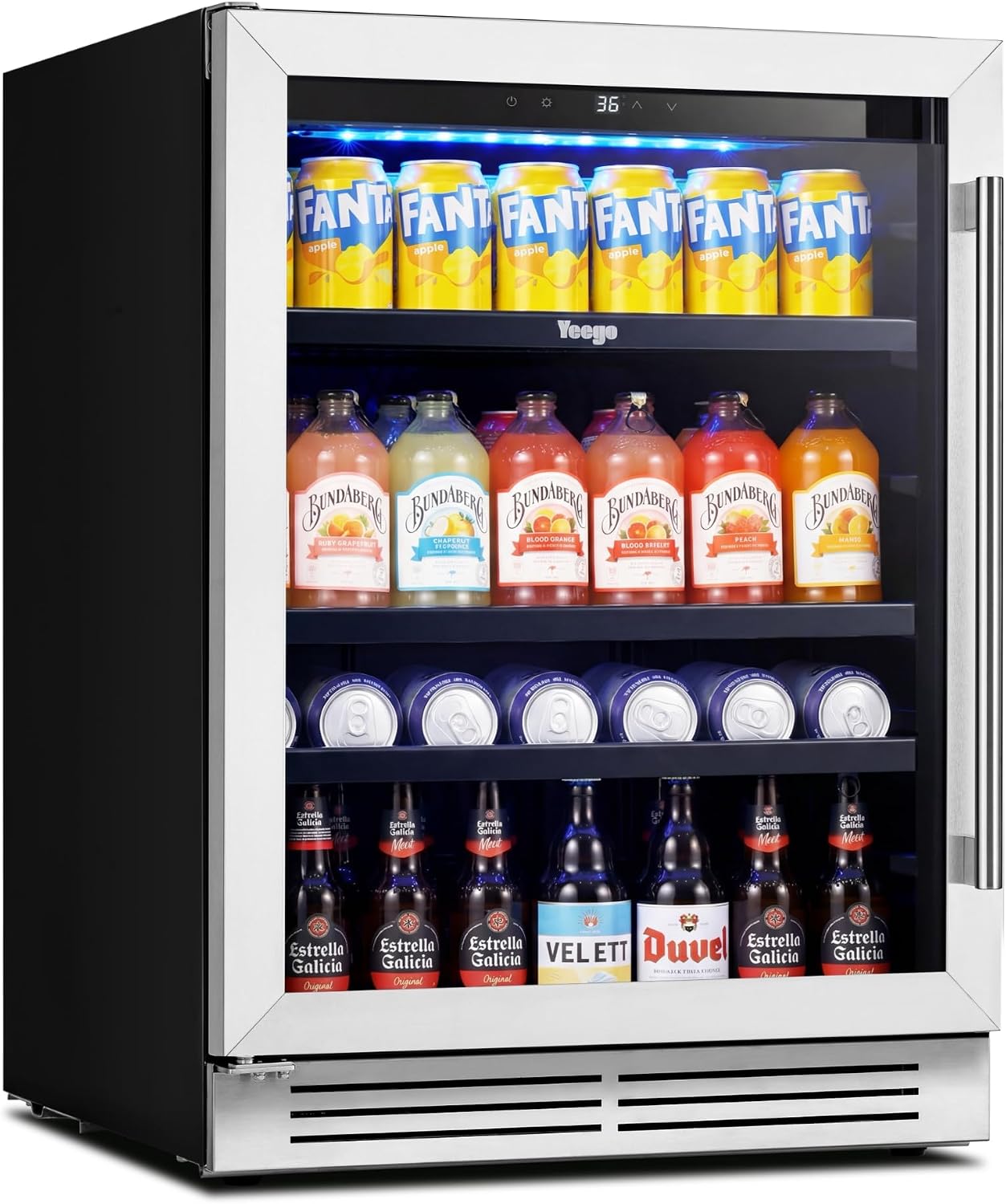 Detalle de Yeego Beverage Refrigerator, 5.1 Cu. Ft.