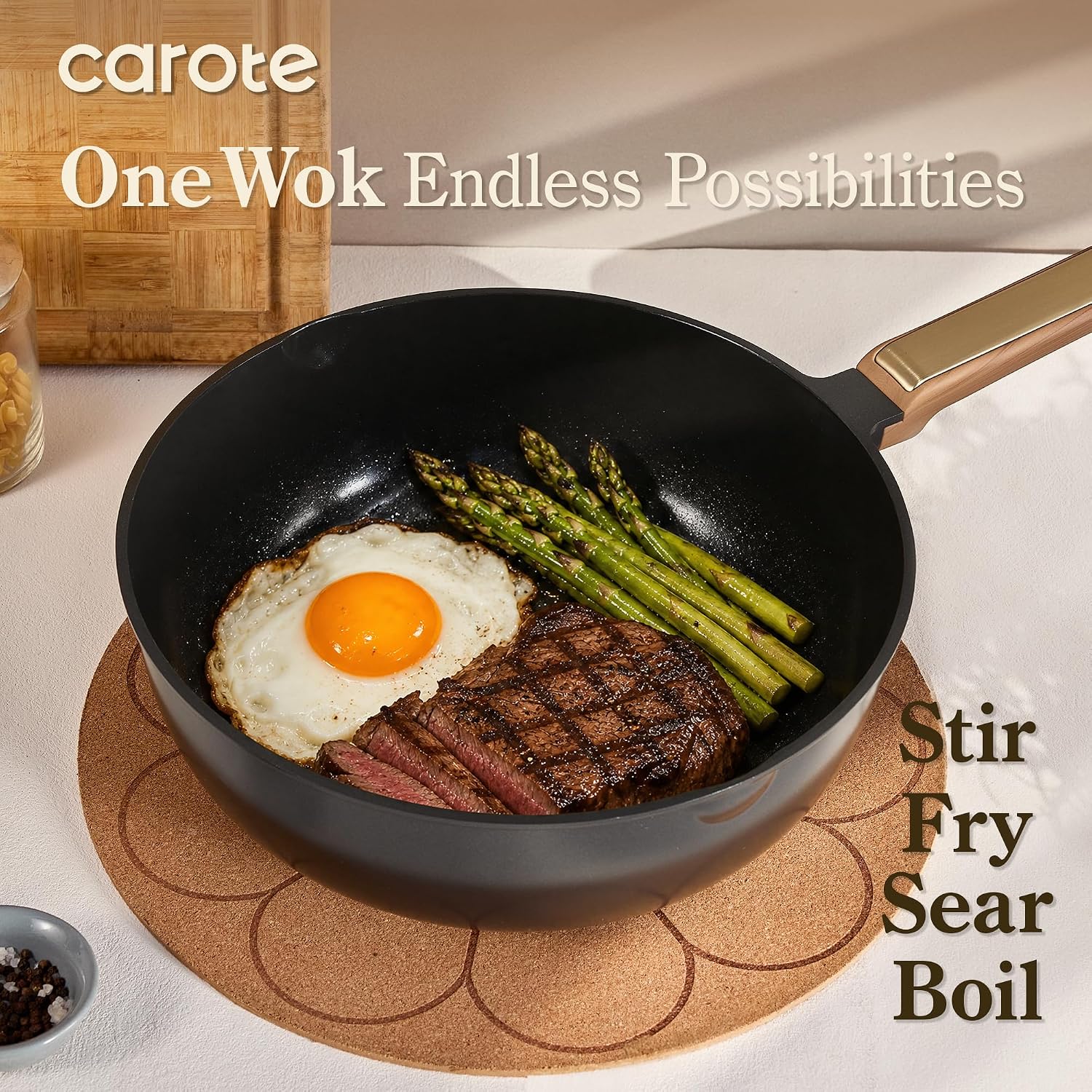 Thumbnail 3 de CAROTE Ceramic Cookware Set, 31-Piece