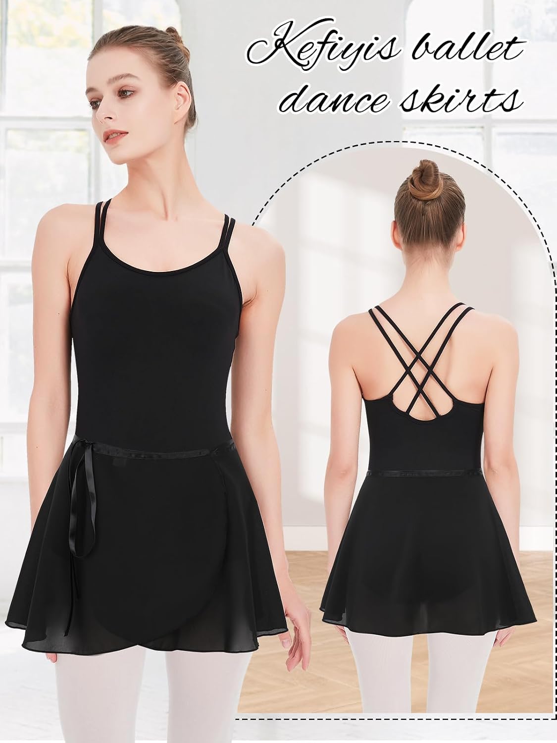 Detalle 2 de Kefiyis Gonnellino Danza Classica Chiffon S