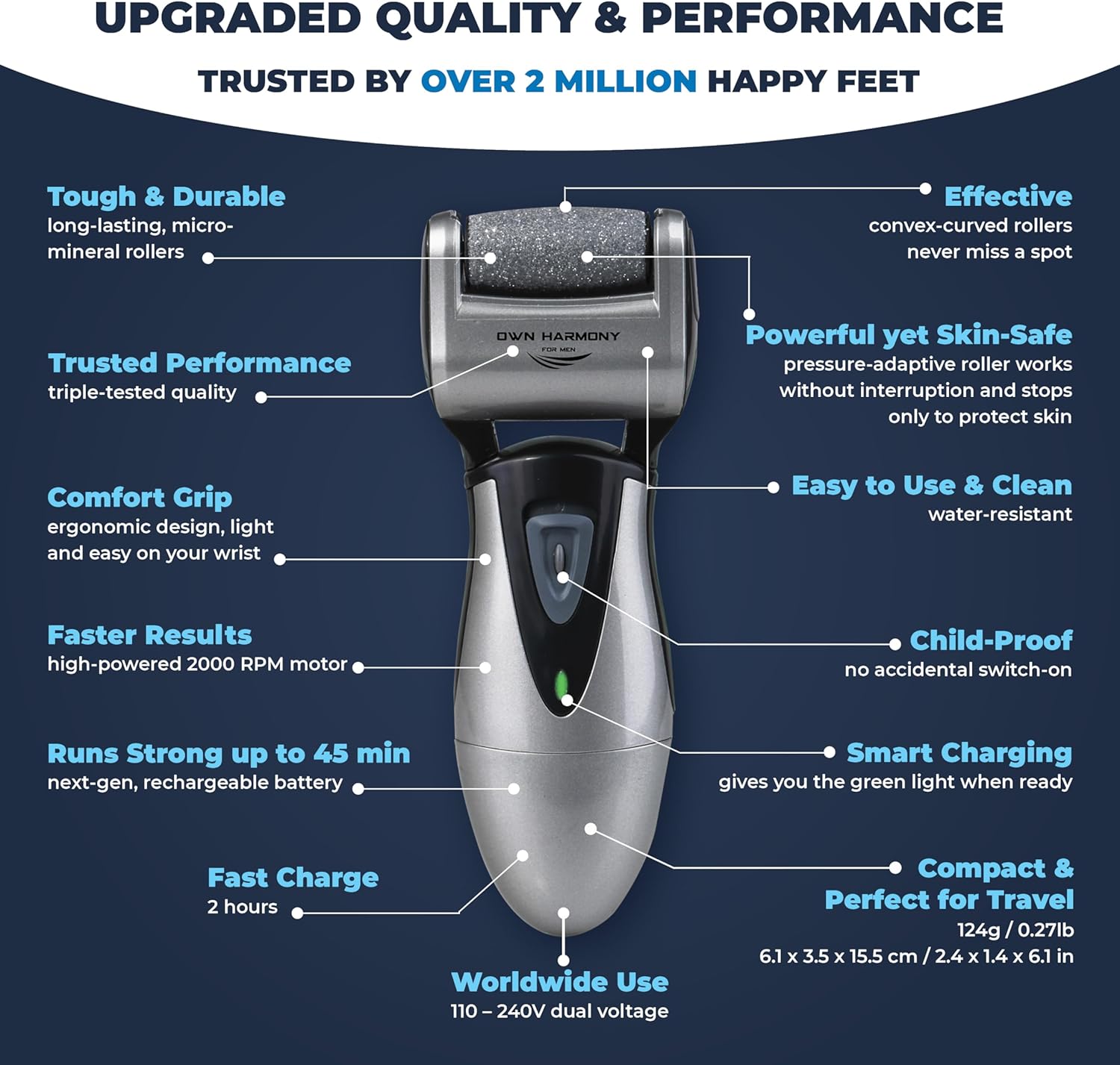 Thumbnail 3 de Own Harmony Electric Hard Skin Remover 2000 rpm